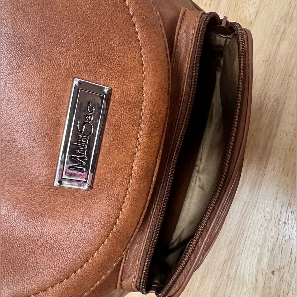 Multisac Backpack With Adjustable Straps Brown Fa… - image 5